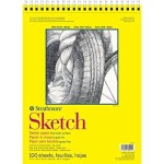 Strathmore 300 Series Sketch Pad, 11x14, Wire Bound, 100 Sheets