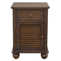 Sunset Trading Bahama Shutter Wood Nightstand