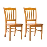 Boraam Shaker Dining Chairs, Set of 2 - Oak