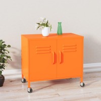 vidaXL Storage Cabinet Orange 23.6