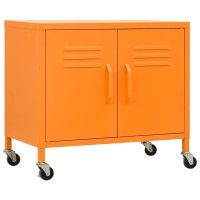 vidaXL Storage Cabinet Orange 23.6