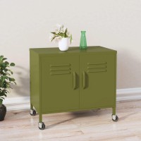 vidaXL Storage Cabinet Olive Green 23.6