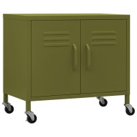 vidaXL Storage Cabinet Olive Green 23.6