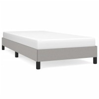 vidaXL Bed Frame Light Gray 39.4