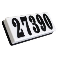 Serrano (Classic) Lighted Address Plaque 