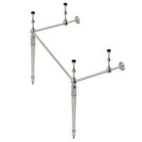 Kingston Brass VPB33286 Edwardian Brass Console Sink Legs, Polished Nickel