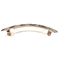 France Luxe Classic Rectangle Hair Barrette South Sea Classic French Design For Everyday Wear