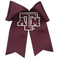 Ncaa Texas Am Aggies Cheer Bow One Size Aggie Maroonwhite