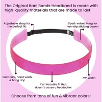 Banibands Headbands For Women Non Slip Adjustable Sports Head Bands Made In Usa Perfect Headband For Active Women Stays In