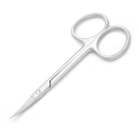 Motanar Cuticle Nail Scissors Stainless Steel Precision Manicure Scissor Extra Pointed Straight Curved Fingernail Scissor C