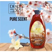 Dead Sea Collection Almond Vanilla Bubble Bath For Women And Men With Dead Sea Salt Nourishing And Moisturizing Skin Pack Of