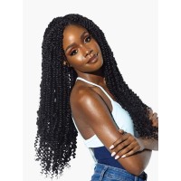 Sensationnel Ruwa Water Wave Braid Locs Ruwa Water Wave 18 Inch Water Repellent Kanekalon Fast Dry Sports Braid 3X Ruwa Wate