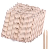 Amostby Orange Sticks For Nails 600Pcs Wooden Cuticle Pusher Stick Cuticle Pusher45 Inch Nails Cuticle Remover Tools For Man