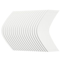 Sunshine Tape 1522 Wig Tape Strips Made In Usa 36 Pack A Curve Contour Clear Double Sided Hair Replacement Adhesive Tape