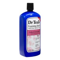 Dr Teals Calm Serenity Pure Epsom Salt Foaming Bath Gift Set 3 Pack 34 Oz Ea Rose Essential Oils Milk Protein Provid