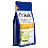 Dr Teals Pure Epsom Salt Bath Soaking Solution Gift Set 2 Bags 6 Lbs Total Relax Relief Eucalyptus Spearmint Comfo