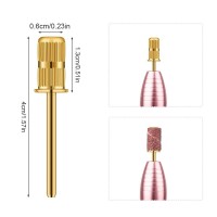 Rolybag 10 Pieces Nail Drill Heads Nail Drill Bits Sanding Band Shaft 332 Inch Nail Drill Bits Mandrels For Electric File Nail