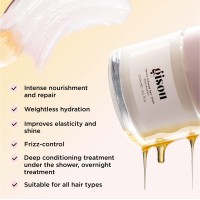 Gisou Honey Infused Hair Mask Travel Size To Hydrate And Repair For Softer Stronger More Manageable Hair Mini Tsaapproved Ma