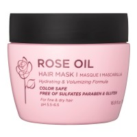 Luseta Rose Oil Hair Mask Moisturing Hydrating Masque 169 Oz Deep Nourishment For Fine And Dry Hair Sulfate And Paraben Free