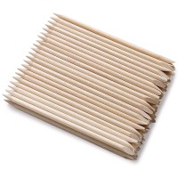 200Pcs Orange Wood Sticks For Nails Hoomboom Double Sided Cuticle Pusher Remover Nail Art Manicure Pedicure Tool For Manicure P