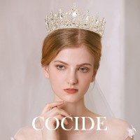 Cocide Queen Crown For Women Crystal Tiara And Crown For Girl Rhinestones Hair Accessories For Wedding Bride Birthday Party Prom