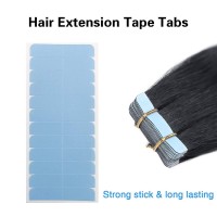 120 Pieces Hair Extension Tape Tabs Double Sided Replacement Tape Adhesive Hair Extension Tapes For Hair Extensions Wigs Supplie