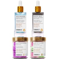 Truly Beauty Stretch Marks Bundle Brightening And Tightening Body Scrub Skin Exfoliator And Body Serum