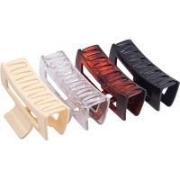 4Pcs Rectangle Nonslip Hair Clips For Women Girls 35 Hair Claw Clips For Thin And Thick Hair Square Jaw Hair Clamps With S