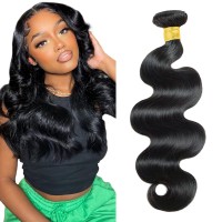 Human Hair Bundles Body Wave Bundles Human Hair 1 Bundles Brazilian Virgin Black Weave Hair Bundles 100 Unprocessed Natural Col