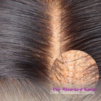 My Shiny Wigs Real Hd Lace Frontal 13X4 Unprocessed Human Hair Bleach Knots Pre Plucked Virgin Remy Natural Black Straigh