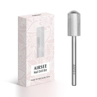 Airsee Tungsten Carbide Acrylic Nail Drill Bit Efile Electric File Machine Head Tip For Manicure Polishing Art Remove Gel 332