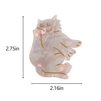 Cat Hair Clipssmall Claw Clips For Girlsacetate Hair Clips For Womens2