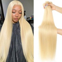 Seekomi 613 Body Wave Human Hair Bundles Same Size 18 18 18 Inch Blonde Human Hair 3 Bundles 12A Unprocessed Double Weft Brazili