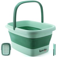 Collapsible Foot Bath Basin For Soaking Feetpedicure Foot Spa Foot Tub With Handles And Massage Acupointmultifunction Collaps