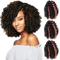 Wand Curl Crochet Hair Jamaican Bounce Crochet Hair Crochet Hair 6Packs Twist Braid Hair Crochet Curly Hair For Black Women Curl