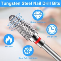 Diesisa 2 Pack Nail Drill Bits Nail Bits For Acrylic Nails 332 Shank Drill Bits For Nails Professional Electric Nail Drill B