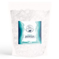 Natural Elephant Dead Sea Magnesium Bath Flakes 5 Lb 80 Oz Bag Pure Magnesium Chloride Soak For Body And Foot Ideal For