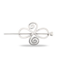 Haquil Viking Hair Accessories Antique Viking Celtic Knot Celtic Hairpins Clip Silver Hair Sticks Irish Hair Decor For Long Hair