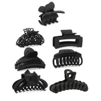 Seven Lucky Light Hair Clips For Women7 Pcs Different Sizes And Styles Claw Clipsblack Hair Clips For Thick Hairthin Hair