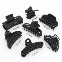 Seven Lucky Light Hair Clips For Women7 Pcs Different Sizes And Styles Claw Clipsblack Hair Clips For Thick Hairthin Hair