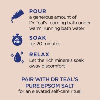 Dr Teals Foaming Bath With Pure Epsom Salt Shea Butter Almond 34 Fl Oz Pack Of 4 Packaging May Vary