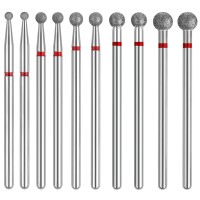 Rolybag Cuticle Nail Drill Bits Ball Shape Cuticle Drill Bit For Nail 332 Diamond Nail Drill Bit Professional Cuticle Clean Nai