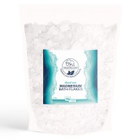 Natural Elephant Dead Sea Magnesium Bath Flakes 2 Lb Bag 32 Oz Pure Magnesium Chloride Soak For Body And Foot Ideal For