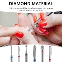 Difenni Cuticle Drill Bitnail Drill Bits Flame Cuticle Clean Drill Bit For 332Electric Nail File Machine Cuticle Bit Nail Pr