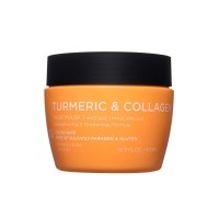 Luseta Turmeric Collagen Hair Mask Thickening Hair Treatment For Thin And Oily Hair Nourish Scalp Frizz Control Add Shine