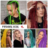 Braiding Hair Pre Stretched 3 Packs Prestretched Braiding Hair 26 Inch Ombre Braiding Hair Itch Free Green Yaki Synthetic Hai