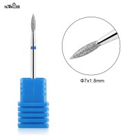 Nmkl38 Cuticle Nail Drill Bits Flame Shape 332 Professional Safety Cuticle Clean Tool Dead Skin Remover Manicure