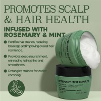 Luseta Rosemary Mint Hair Mask For Dry Damaged Hair Strengthening Hair Treatment For Thinning Hair Deep Nourishment For Split En