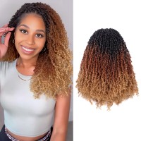 Toyotress Yanky Twist Crochet Hair 10 Inch 8 Packs 30 Strandspcs Pretwisted Fluffy Spring Mini Twist Short Passion Twist