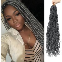 Faux Locs Crochet Hair For Black Women Soft Locs 36 Inch 8 Packs Crochet Faux Locs For Butterfly Locs Crochet Hair Pre Looped Cu